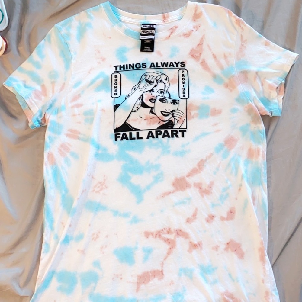 size small broken promises shirt